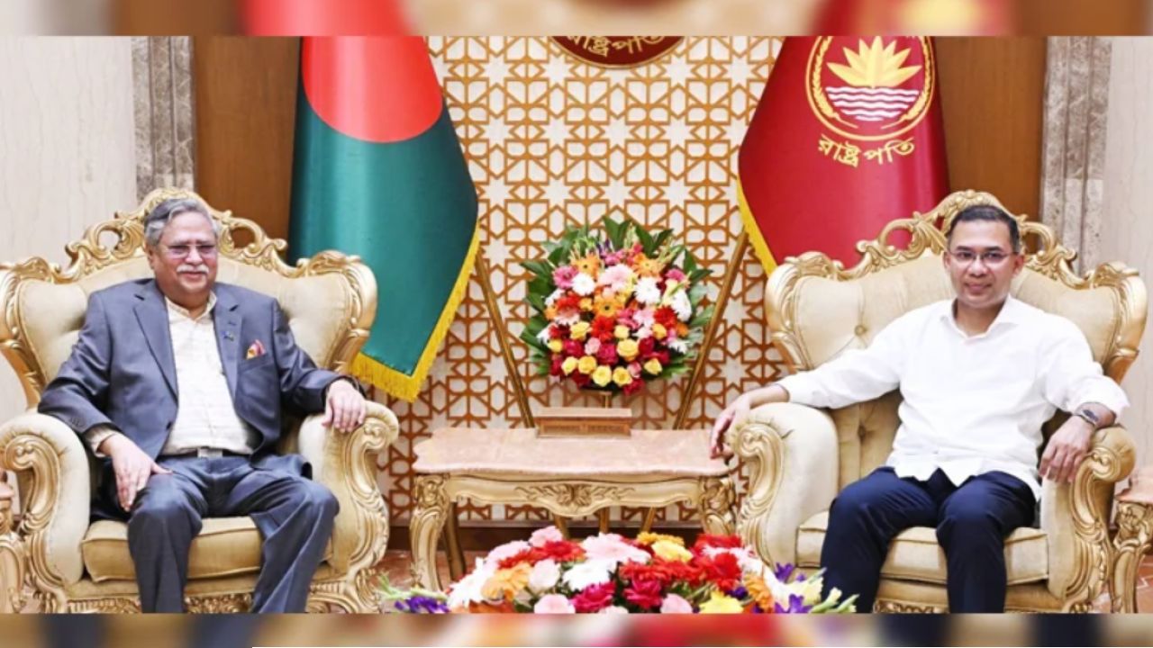 বঙ্গভবনে তারেক রহমান